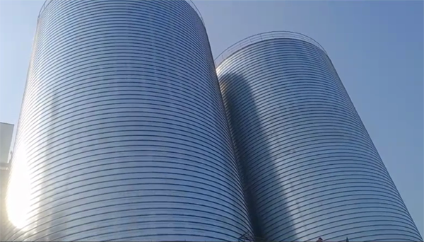 渭南2座混凝土高架卷板仓